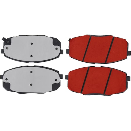 Centric PQ PRO Disc Brake Pads with Hardware, PQ Pro 500.13972 500.13972